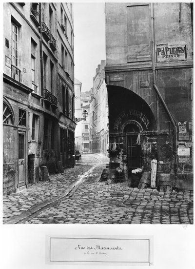 Rue des Marmousets, de la rue Saint-Landry, Paris, 1858-78 - Charles Marville